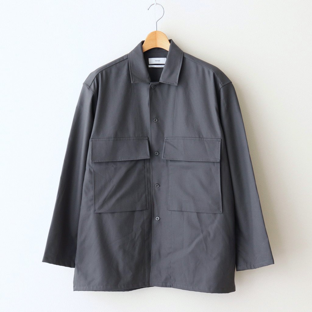 Graphpaper | グラフペーパー [ WOOLY COTTON MILITARY JACKET #C.GRAY 