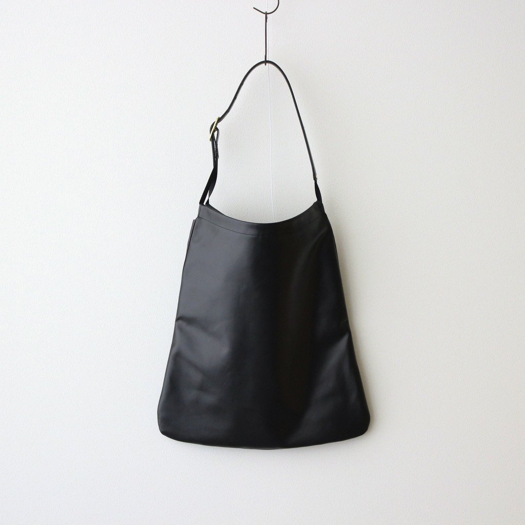 texnh | テクネ [ TRIANGLE SHOULDER / LEATHER #BLACK [B01002L