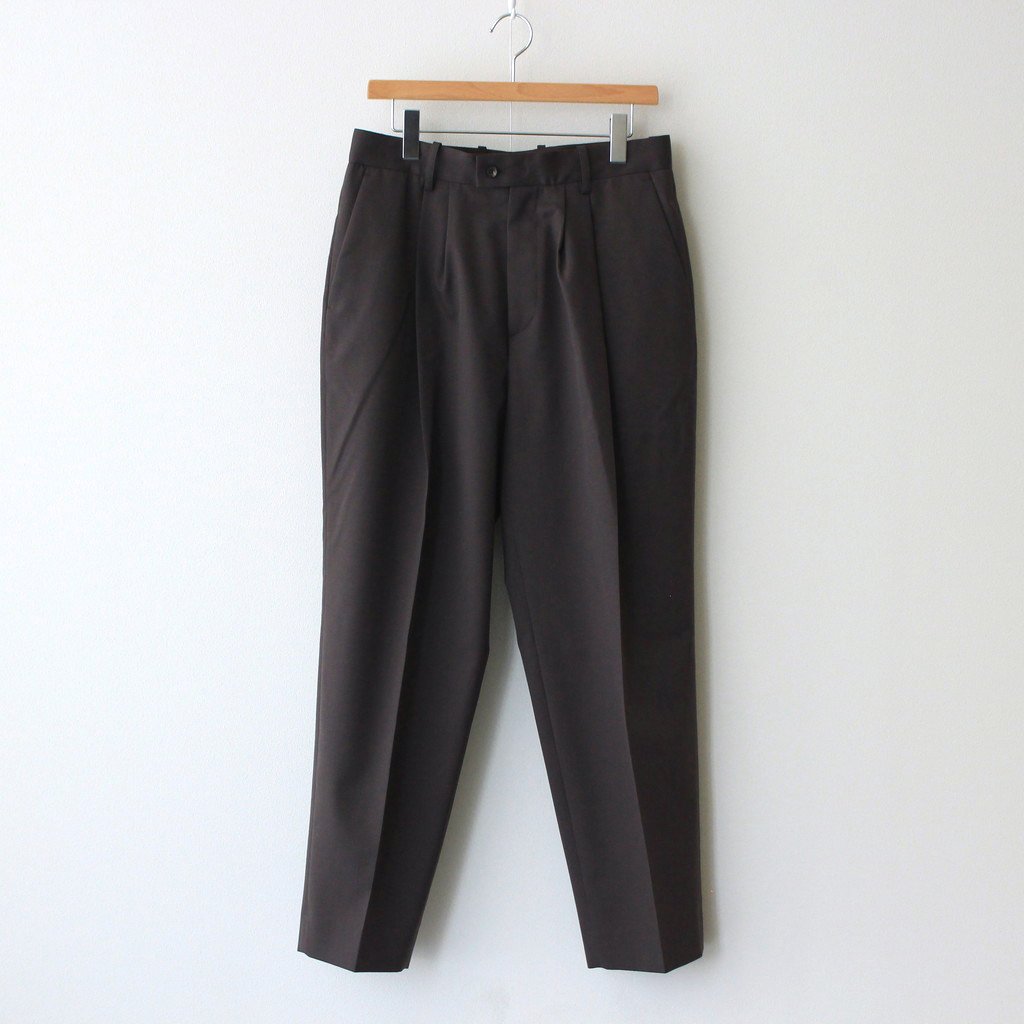 stein | シュタイン [ WIDE TAPERED TROUSERS #GR. BROWN [ST.278-1] ] –  着楽（チャクラ/ciacura）