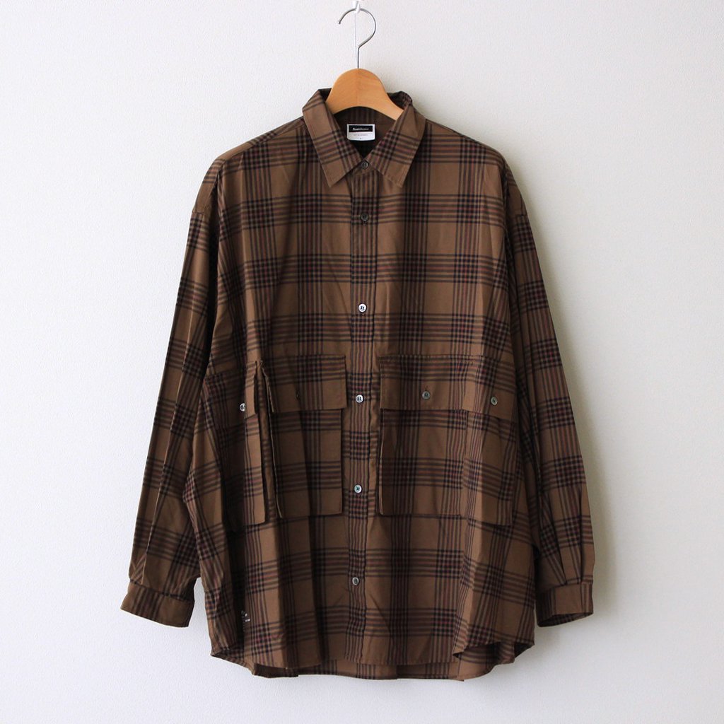 FreshService | フレッシュサービス [ CHECK FLAP POCKET L/S SHIRT ...