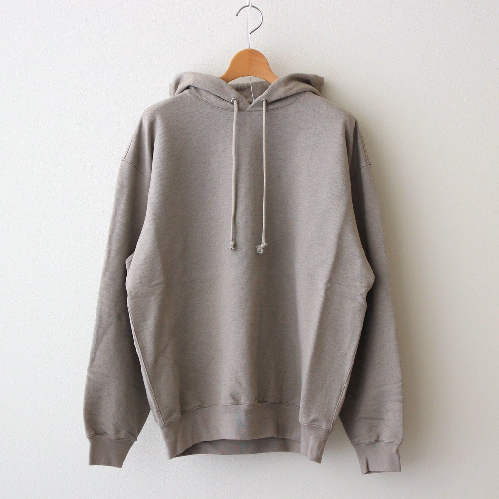 AURALEE | オーラリー [ SUPER SOFT HEAVY SWEAT P/O PARKA #TOP GRAY 