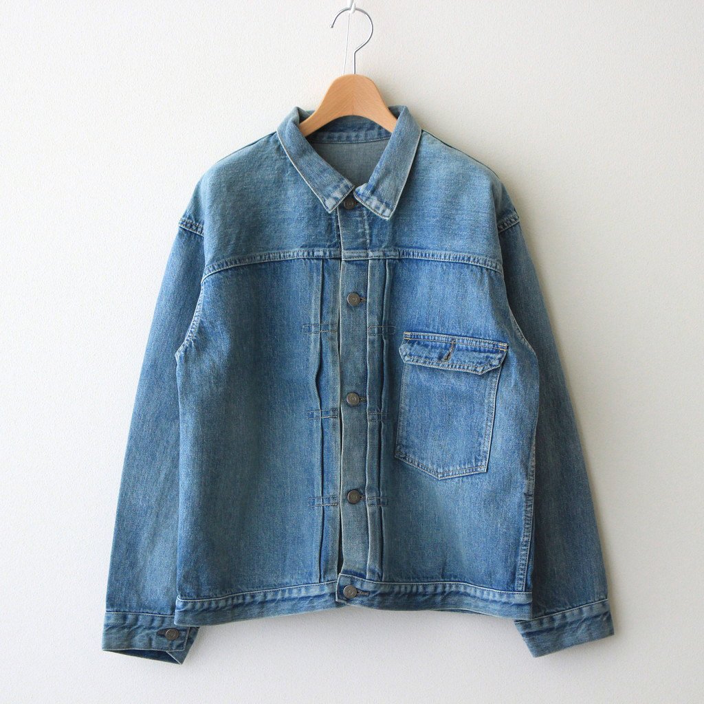 LENO | リノ [ BRENDA BIG TRUCKER JACKET 《FADE INDIGO》 #FADE ...