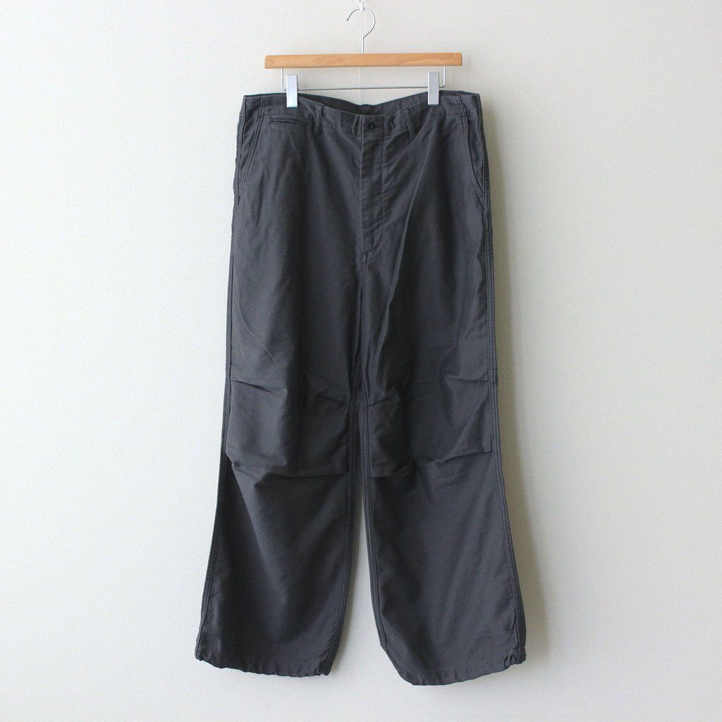Graphpaper グラフペーパー [ LIGHT MOLESKIN OVERSIZED PANTS C.GRAY [GM213