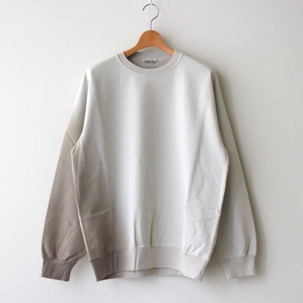 AURALEE | オーラリー [ ORGANIC COTTON COMPACT GRADATION DYED SWEAT 