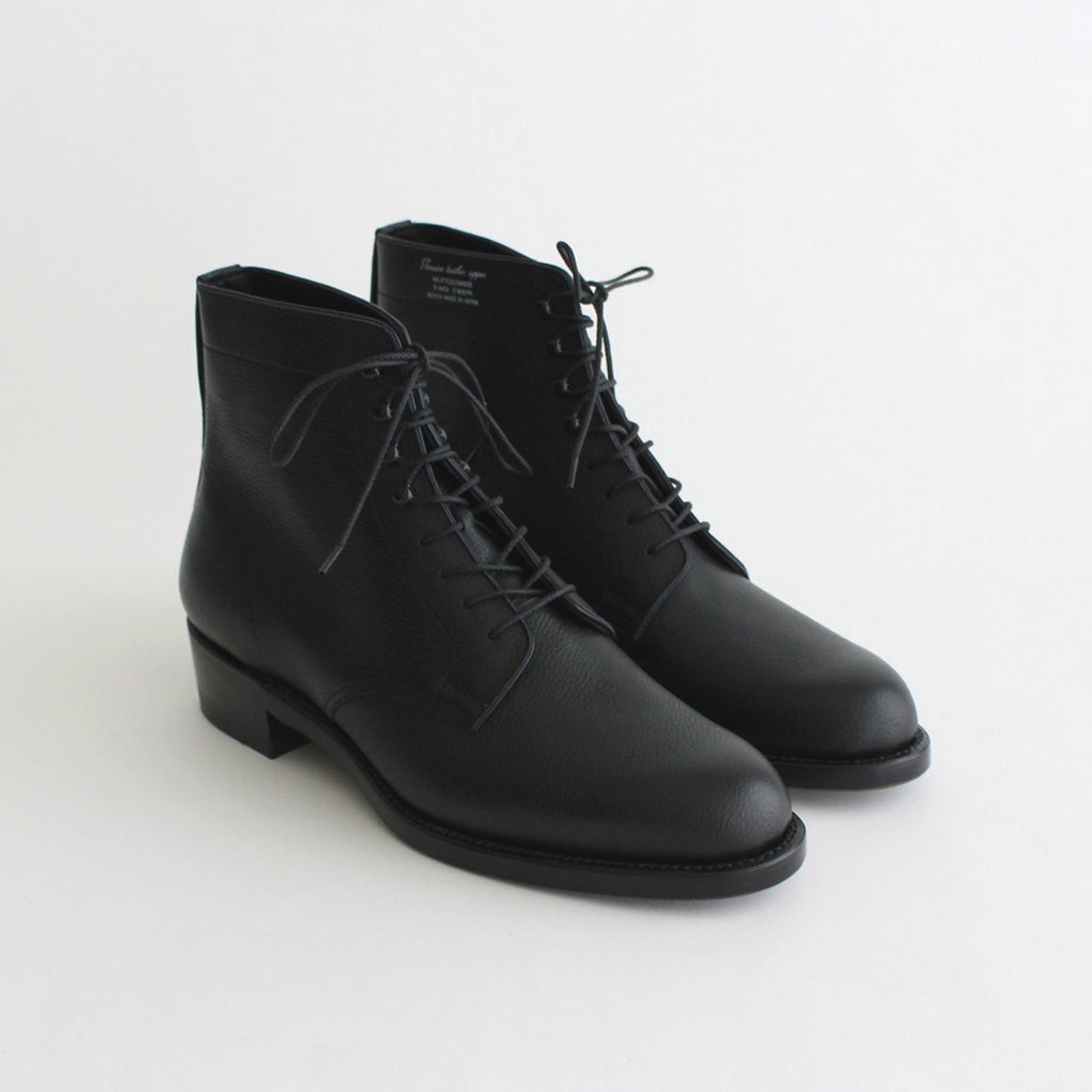 foot the coacher | フットザコーチャー [ LACE UP BOOTS #BLACK 
