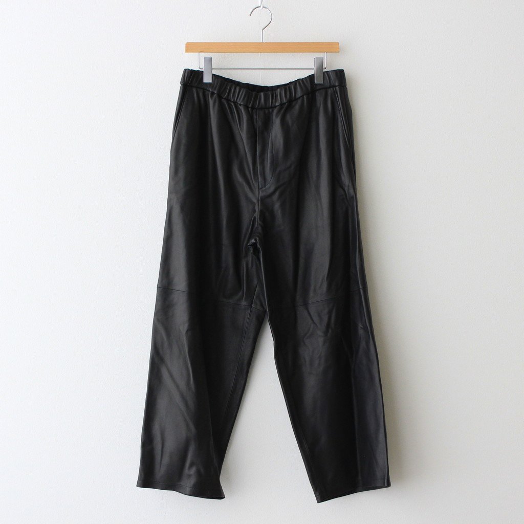 Graphpaper | グラフペーパー [ SHEEP LEATHER EASY PANTS #BLACK 