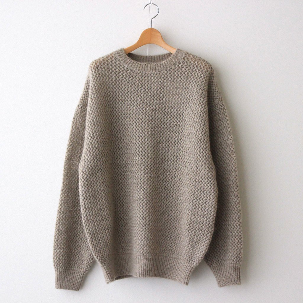 crepuscule | クレプスキュール [ MOHAIR LOWGAGE P/O #BEIGE [2103