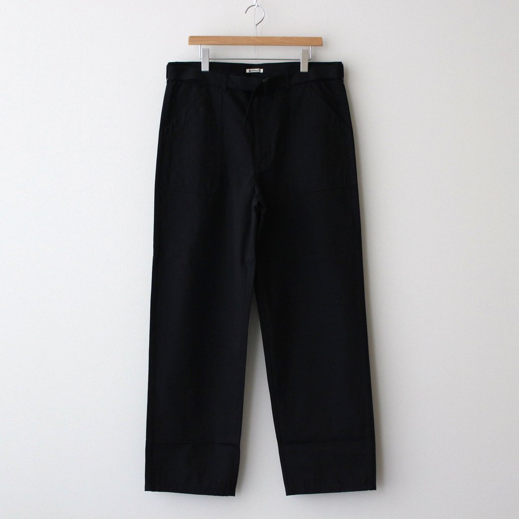 AURALEE HARD TWIST FINX BELTED PANTS | www.innoveering.net