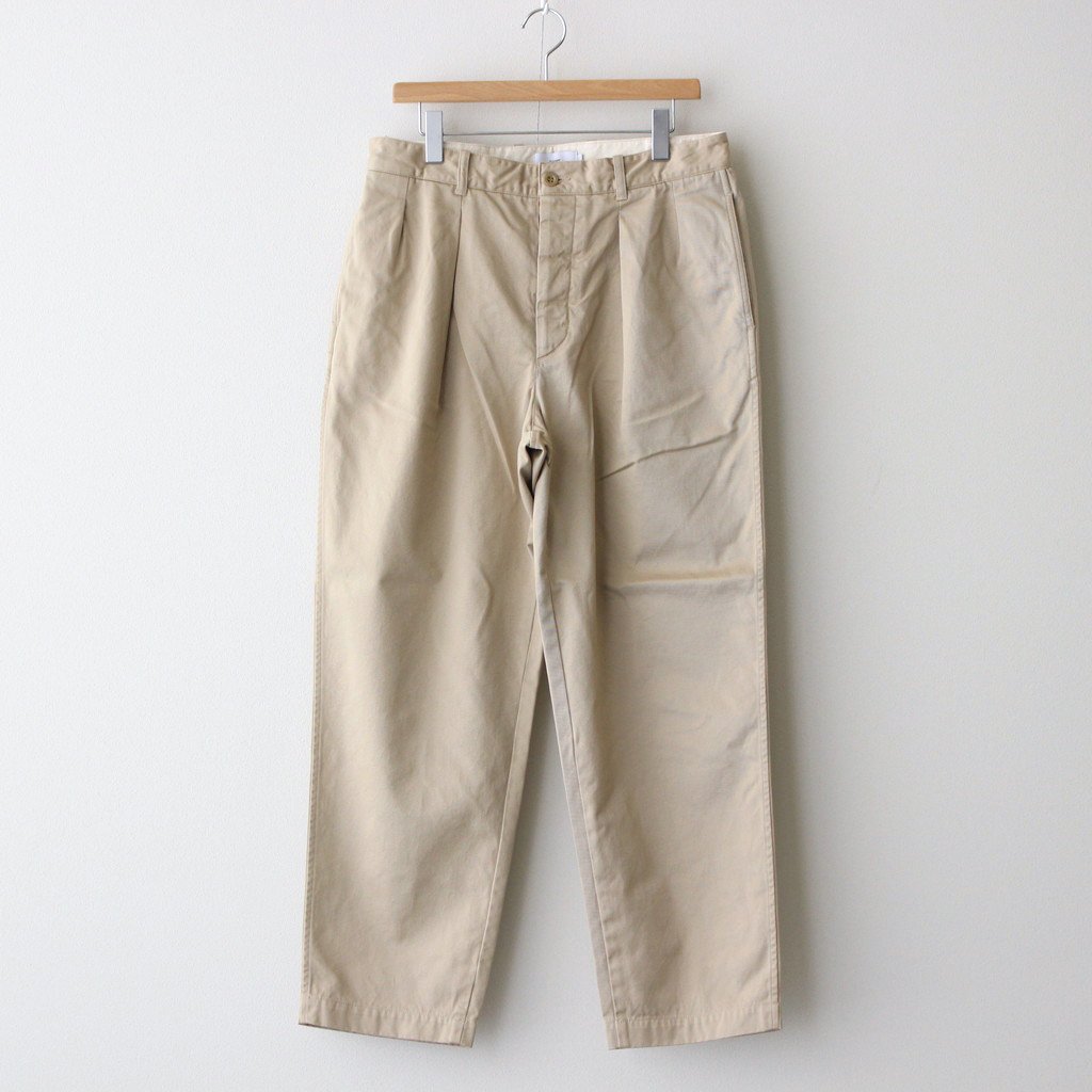 Graphpaper | グラフペーパー [ WESTPOINT CHINO TUCK TAPERED PANTS 