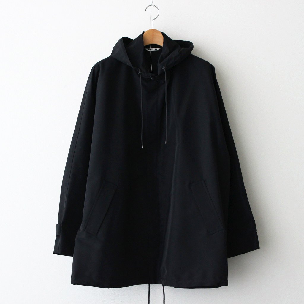 AURALEE | オーラリー [ SILK POLYESTER GROSGRAIN HOODED BLOUSON 