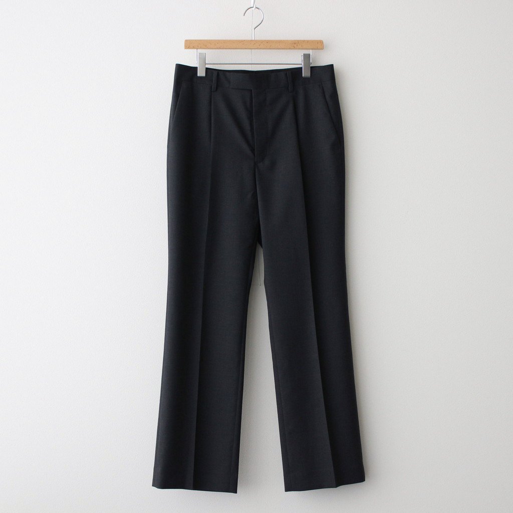 AURALEE | オーラリー [ TROPICAL WOOL SLACKS #TOP CHARCOAL 