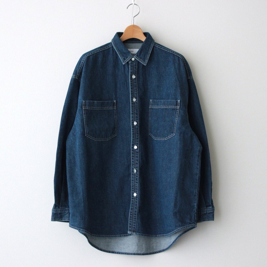 新作超激安 COMOLI - Graphpaper Denim Regular Collar Shirtの通販 by