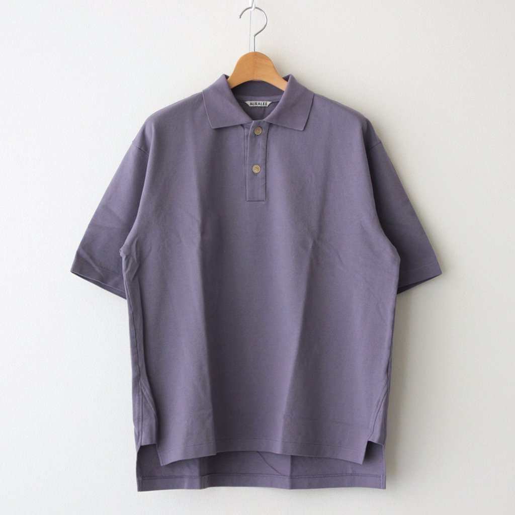 Auralee super soft shop pique big polo