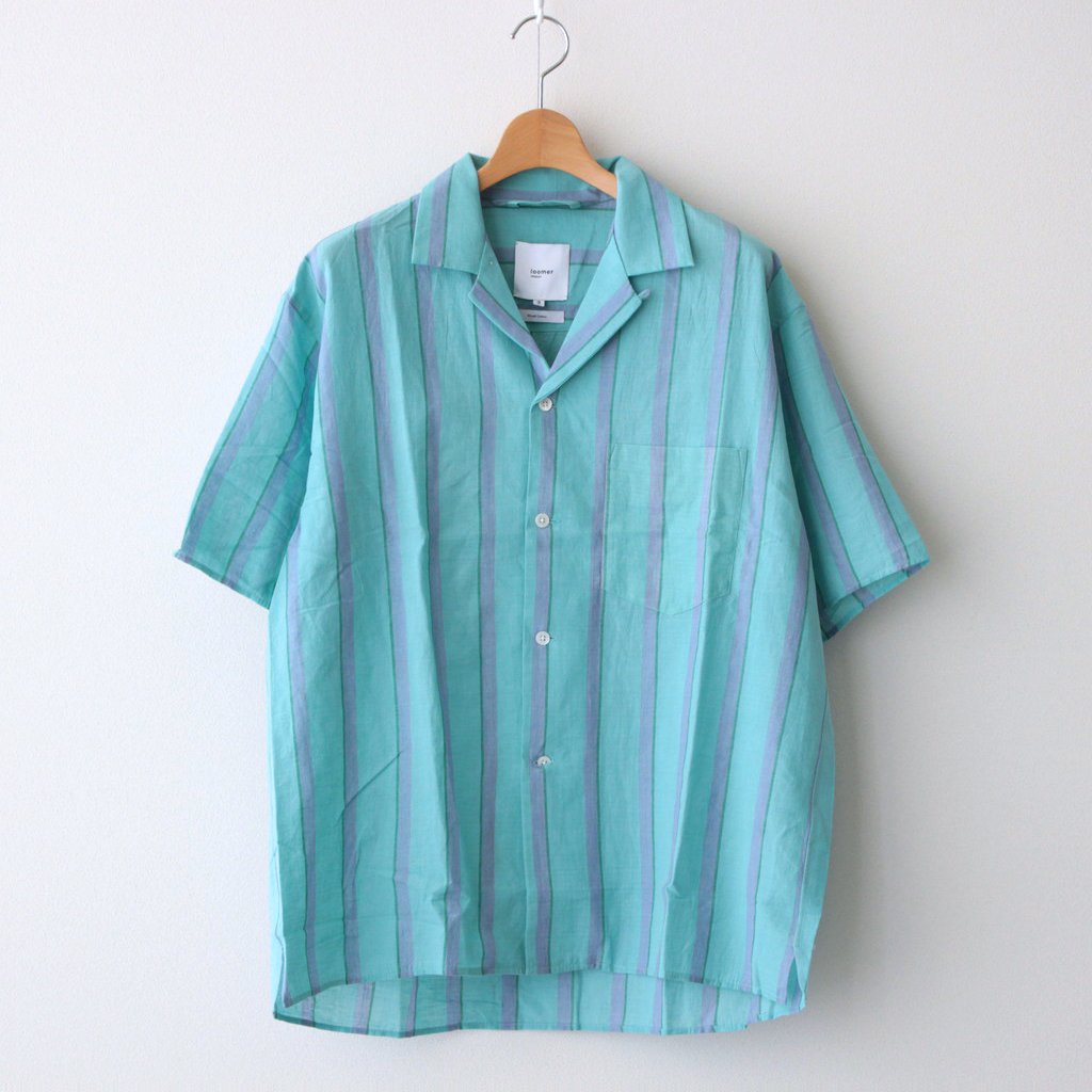 loomer | ルーマー [ KHADI COTTON PAJAMA SHIRT #EMERALD GREEN