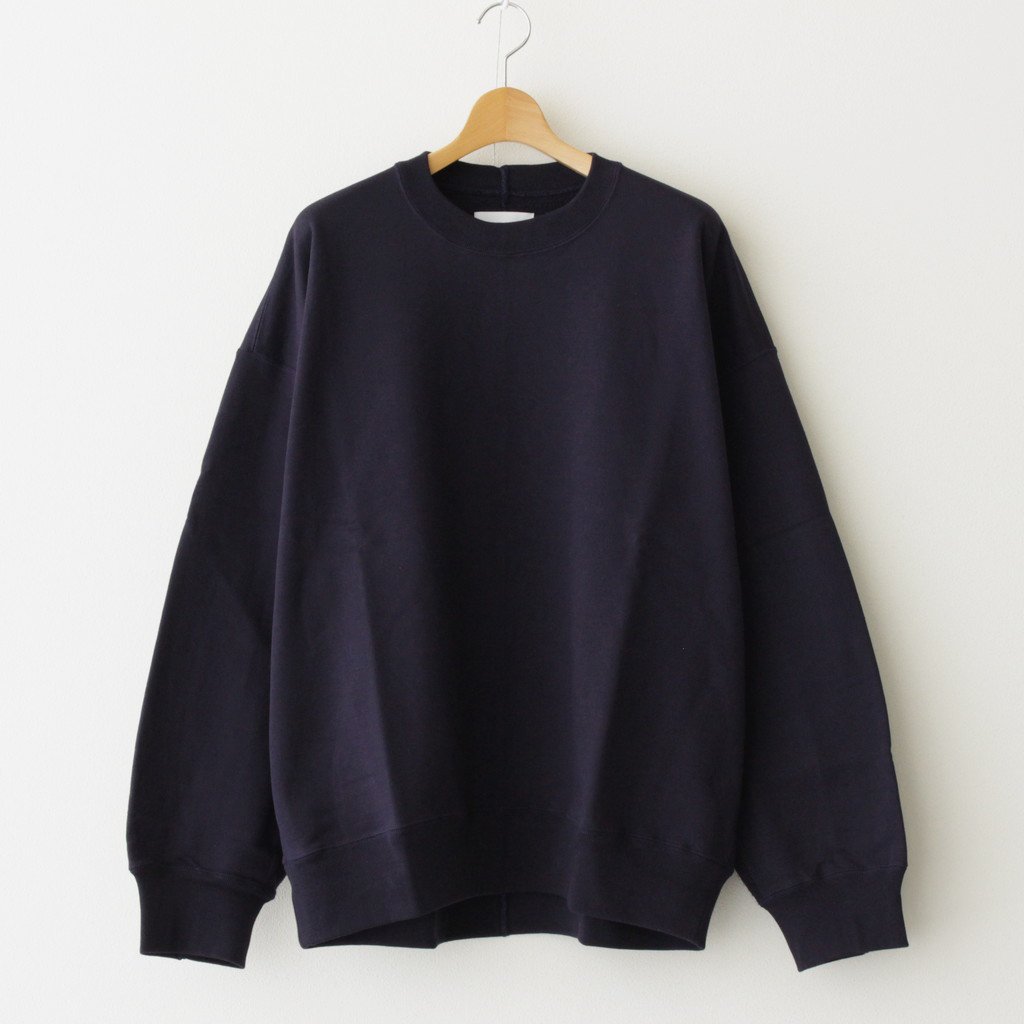 OVERSIZED UNTWISTED YARN SWEAT LS #DARK PURPLE [ST.442-1] – 着楽