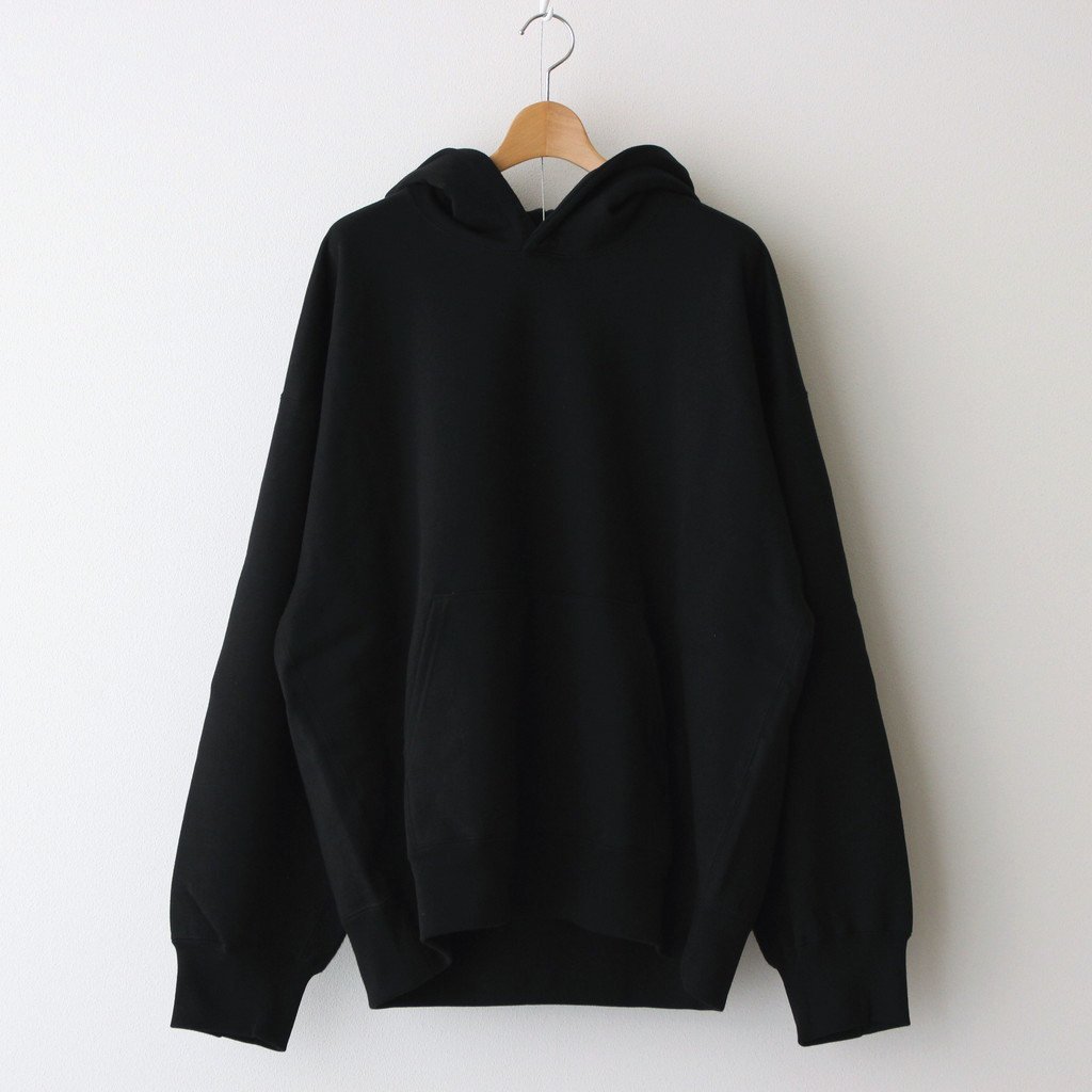 OVERSIZED UNTWISTED YARN SWEAT HOOD LS #BLACK [ST.443-1] – 着楽（チャクラ/ciacura）