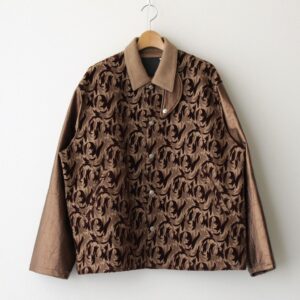 ARABESQUE COACH JACKET #059/BROWN [9M22AW001]