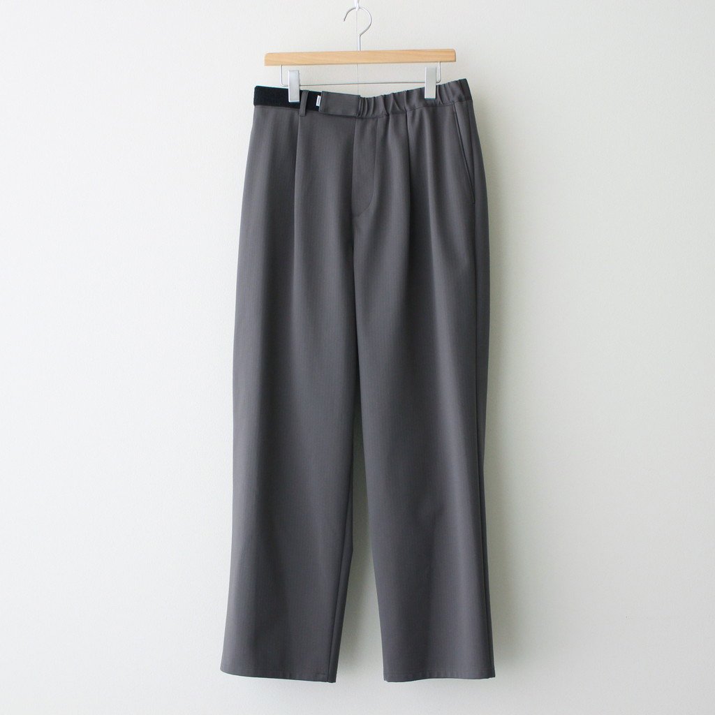 RIPSTOP JERSEY WIDE CHEF PANTS #C.GRAY [GM224-40004] – 着楽