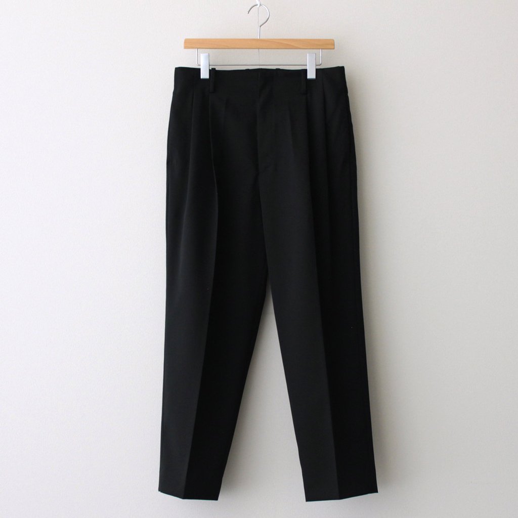 BELTLESS WIDE TROUSERS #BLACK [ST.498] – 着楽（チャクラ/ciacura）