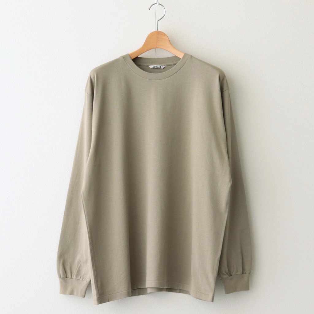 LUSTER PLAITING L/S TEE #KHAKI GRAY [A00SP01GT] – 着楽（チャクラ ...