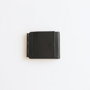 HINGE HALF WALLET #BLACK [B01QWL-27_10]