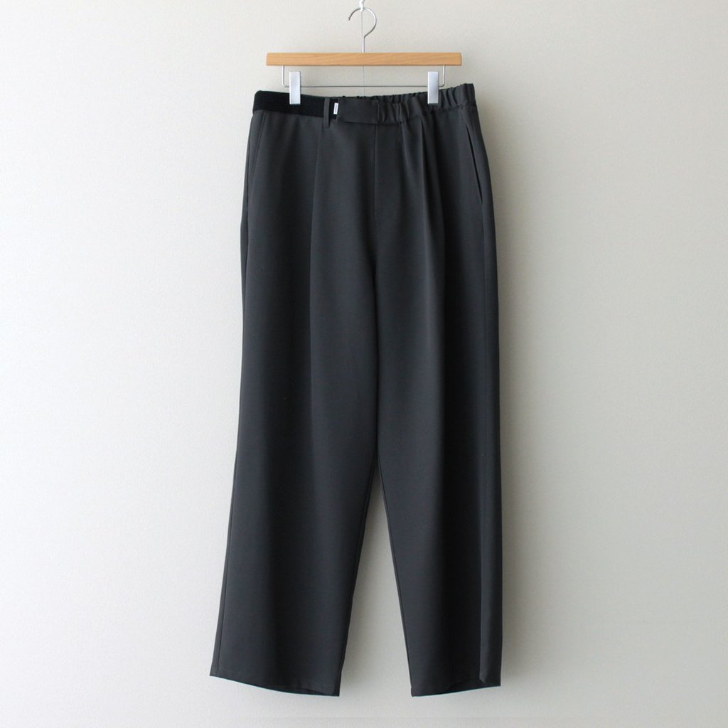 SCALE OFF WOOL WIDE CHEF PANTS #C.GRAY [GM231-40172B] – 着楽 ...