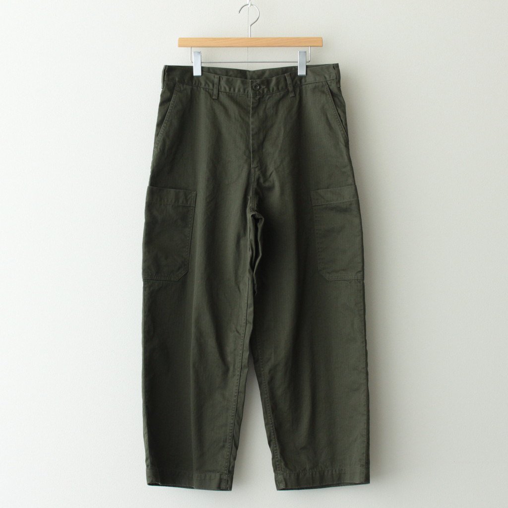 Graphpaper Suvin Herringbone Cargo Pants - ワークパンツ/カーゴパンツ