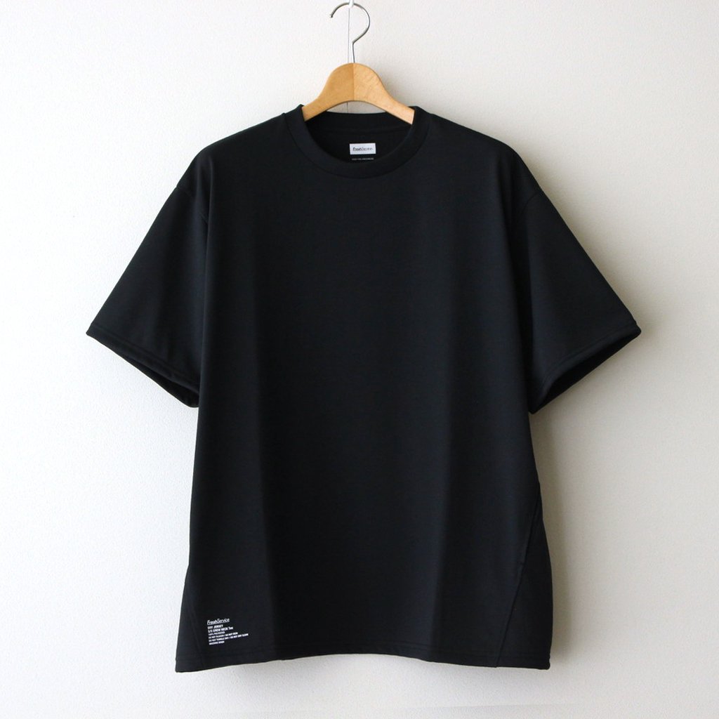 DRY JERSEY S/S CREW NECK TEE #BLACK [FSW-23-TE_066] – 着楽