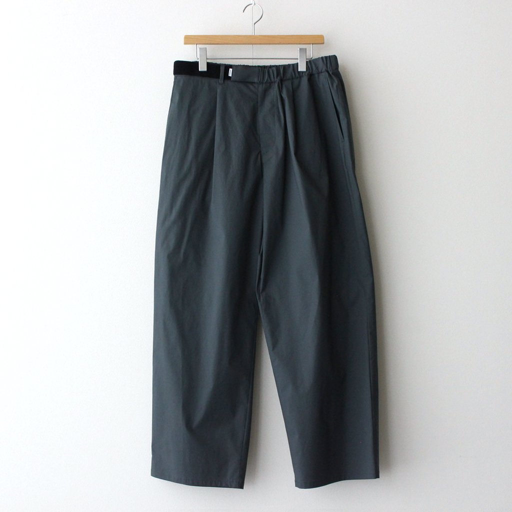 STRETCH TYPEWRITER WIDE CHEF PANTS #DARK SLATE [GM231-40196C] – 着