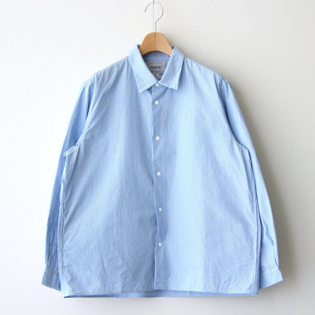 COMFORT SHIRT RELAX SQUARE #SAX ST [63107] – 着楽（チャクラ/ciacura）