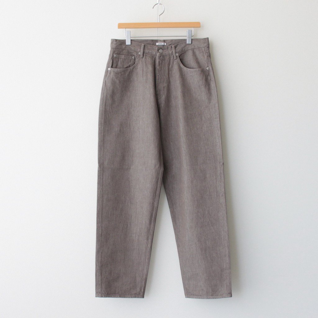 AURALEE HARD TWIST FINX BELTED PANTS franquia.bidoncred.com.br