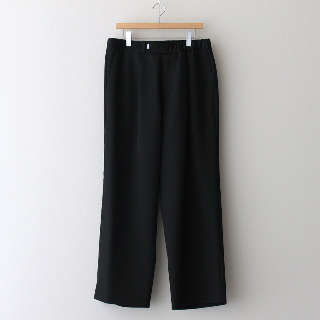 Scale Off Wool Wide Chef Pants - スラックス
