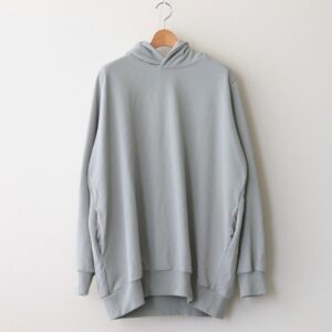 FBGPK｜製品染＆ポリエステル裏毛 ワイドプルオーバーパーカー #LIGHT GREY [RB_FR0303TF]